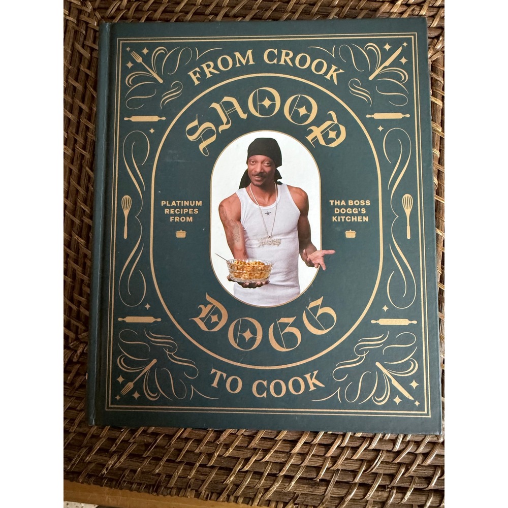 Snoop Dogg From Crook to Cook Platinum Recipes Cookbook Hardcover Martha Stewart